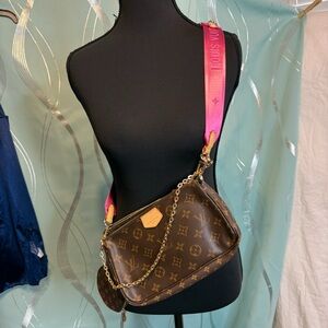 Brown Monogram Crossbody Bag